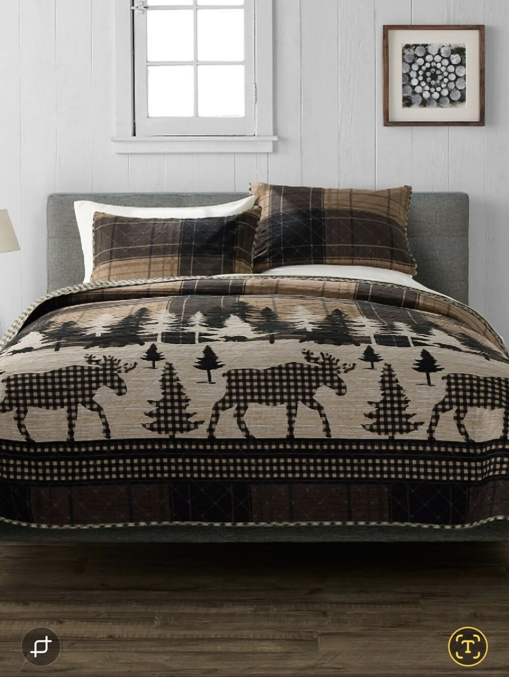 Cuddl Duds Scenic Lodge C quilt Set